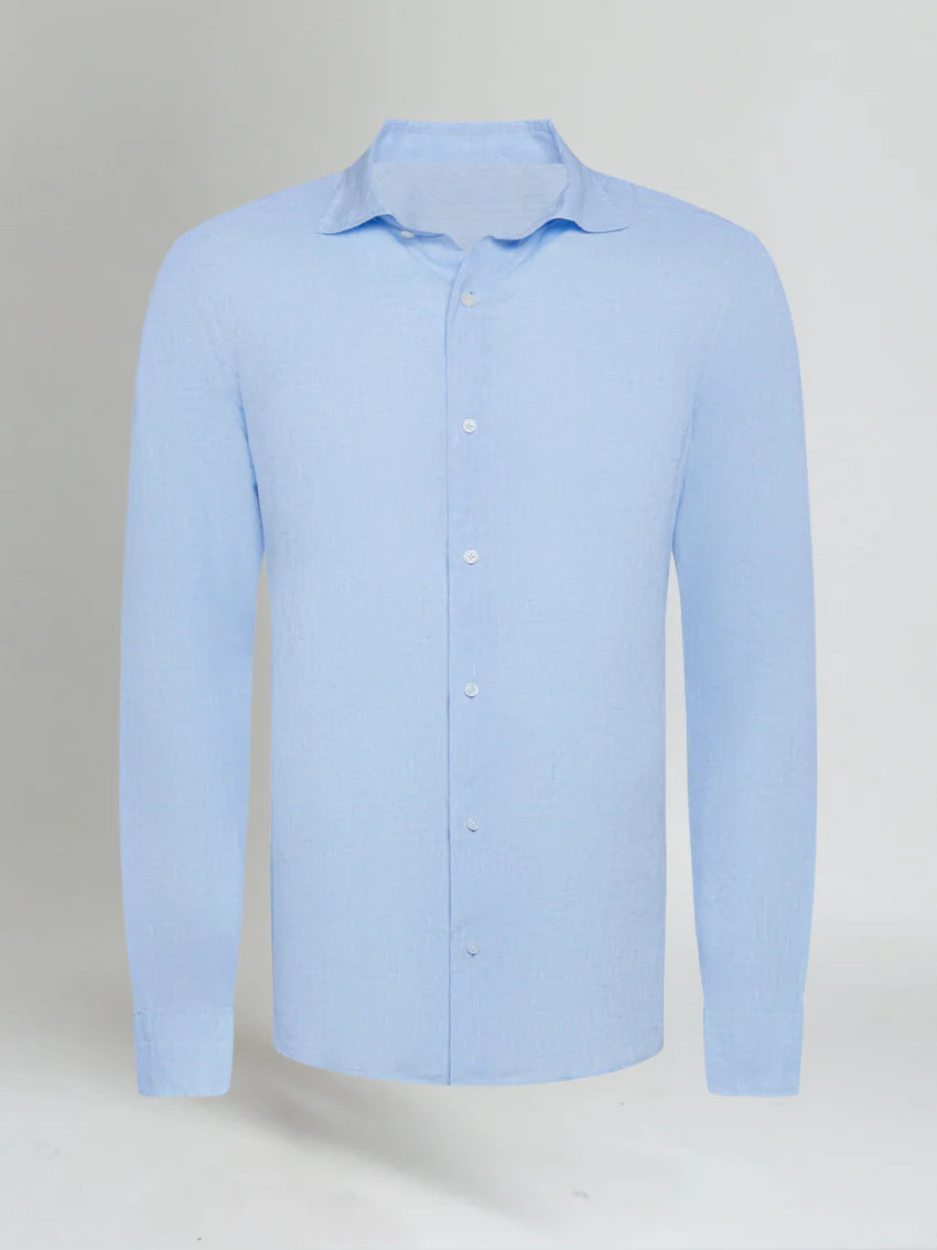 The Matera Men's Premium Linen Button Up Shirt