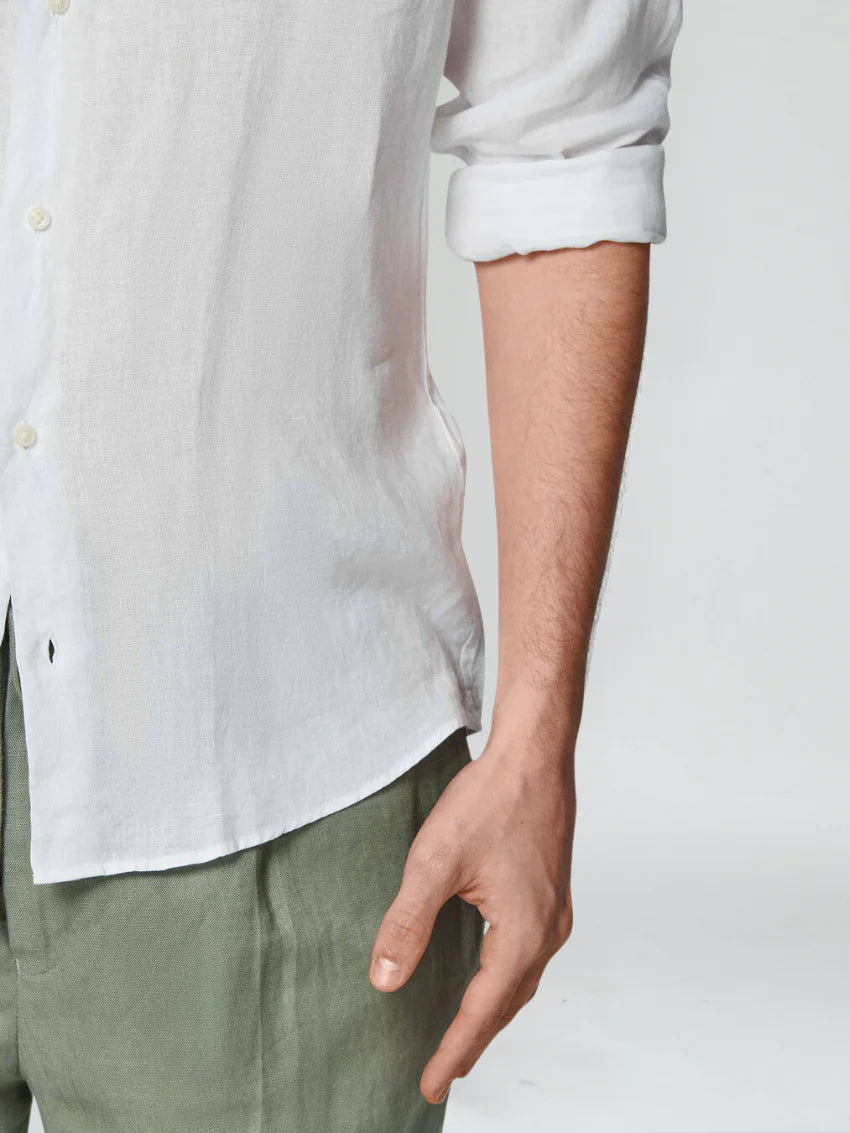 The Matera Men's Premium Linen Button Up Shirt