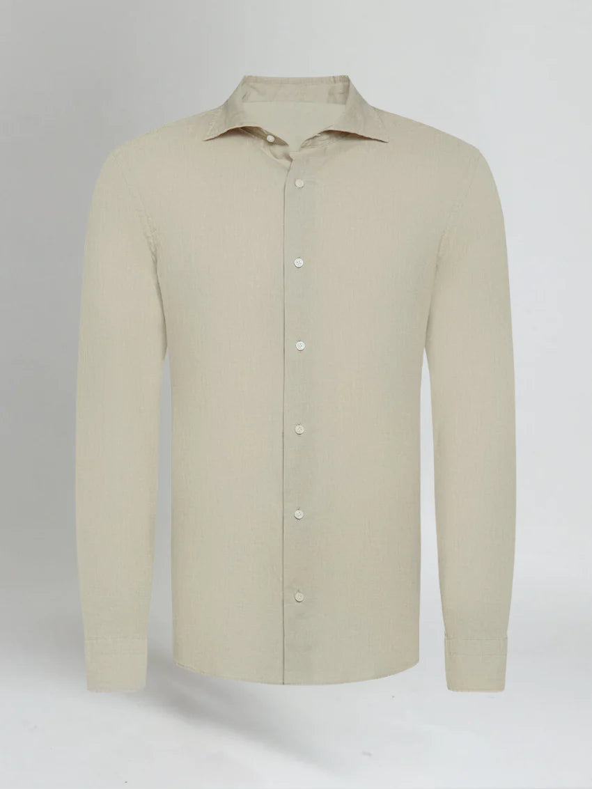 The Matera Men's Premium Linen Button Up Shirt