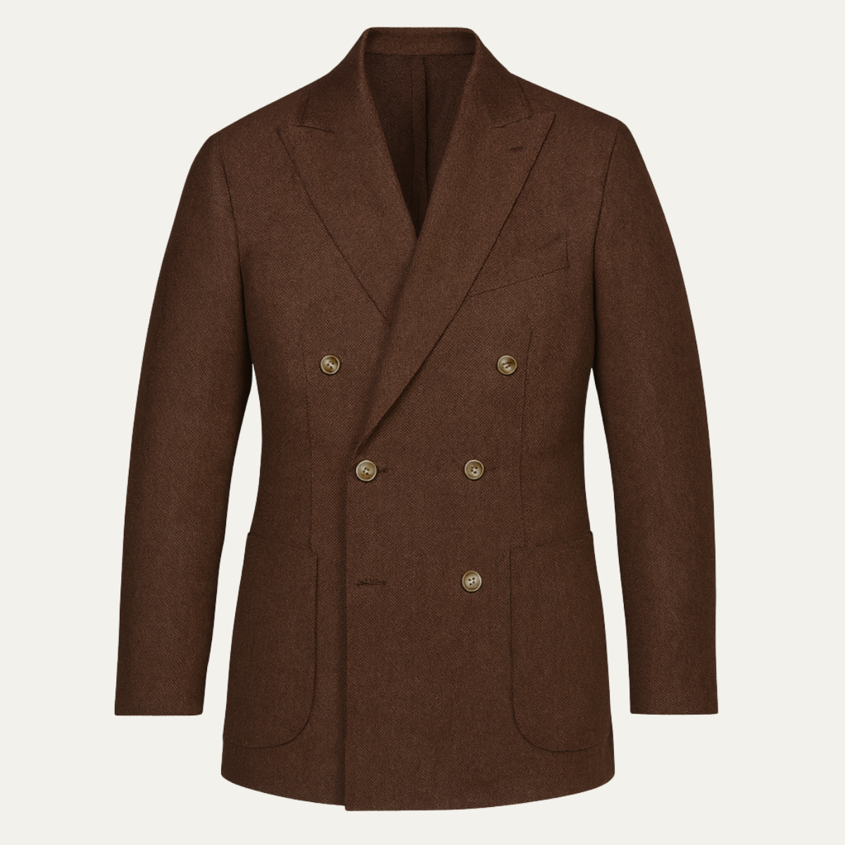 The Lampedusa Men's Tailored Business Suit - Brown