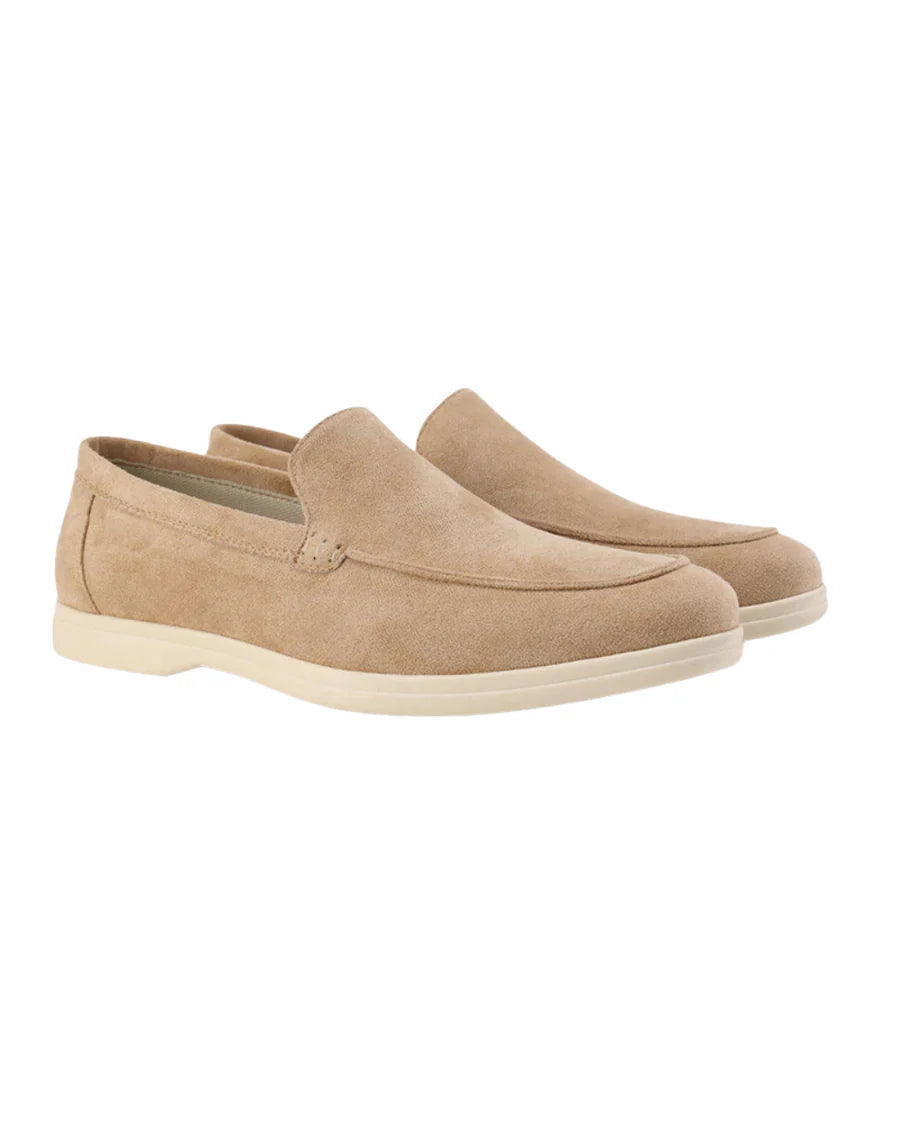 The Venetian Men's Trendy Suede Slip On Loafers
