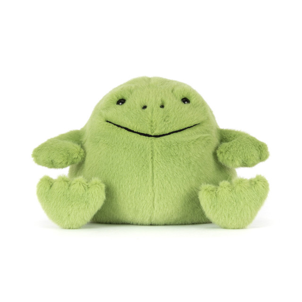 Soft Light Green Frog Stuffed Animal