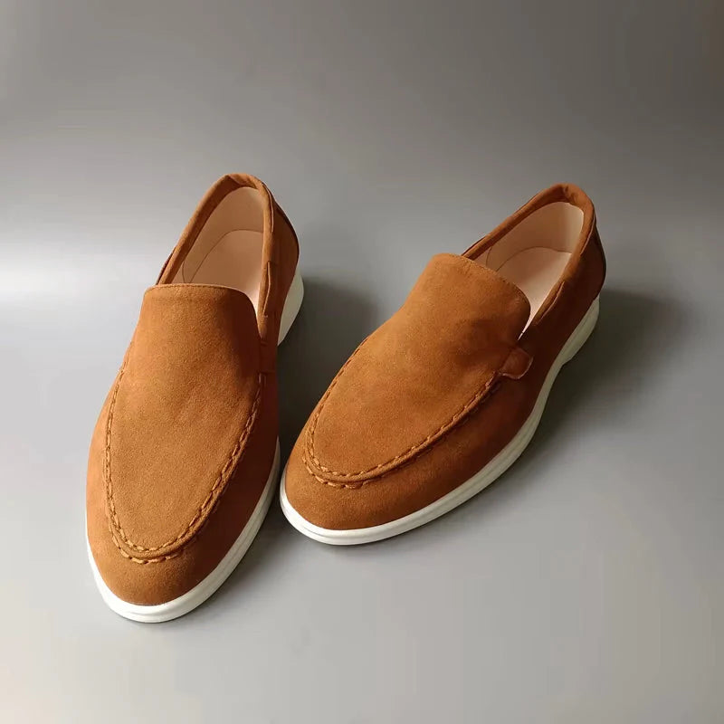 The Milan Men's Premium Suede Slip On Loafers