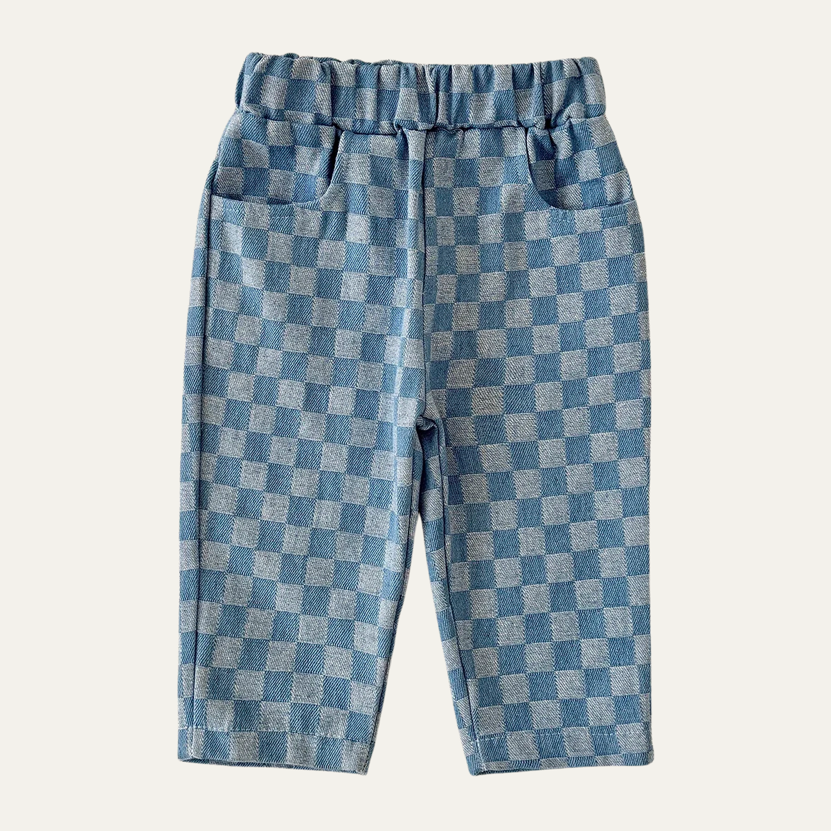 Unisex Loose Casual Baggy Checkered Pants