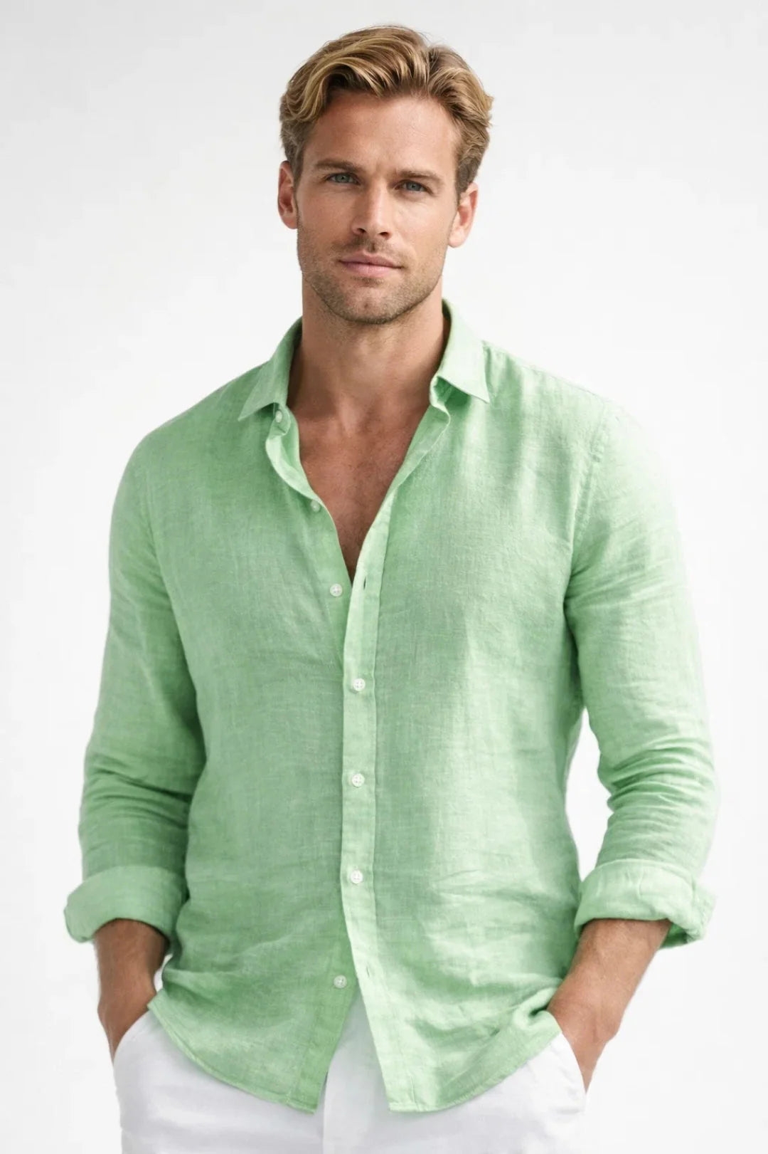 The Bergamo Men's Lightweight Breathable Summer Shirt