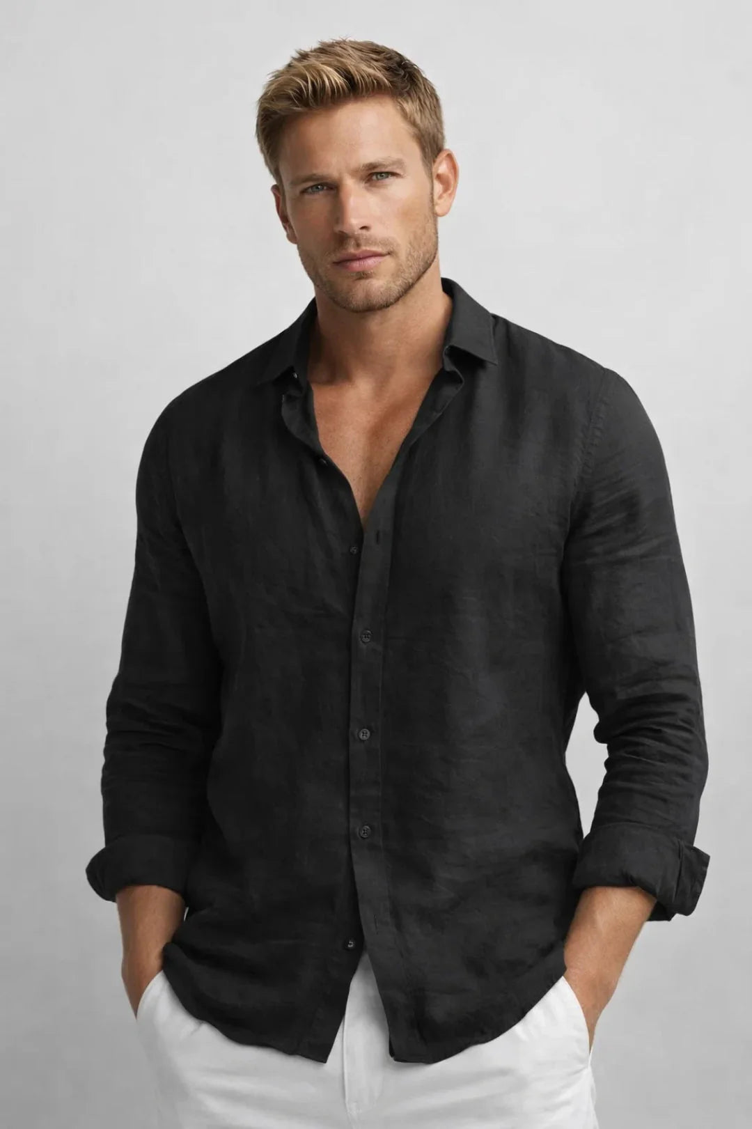 The Bergamo Men's Lightweight Breathable Summer Shirt