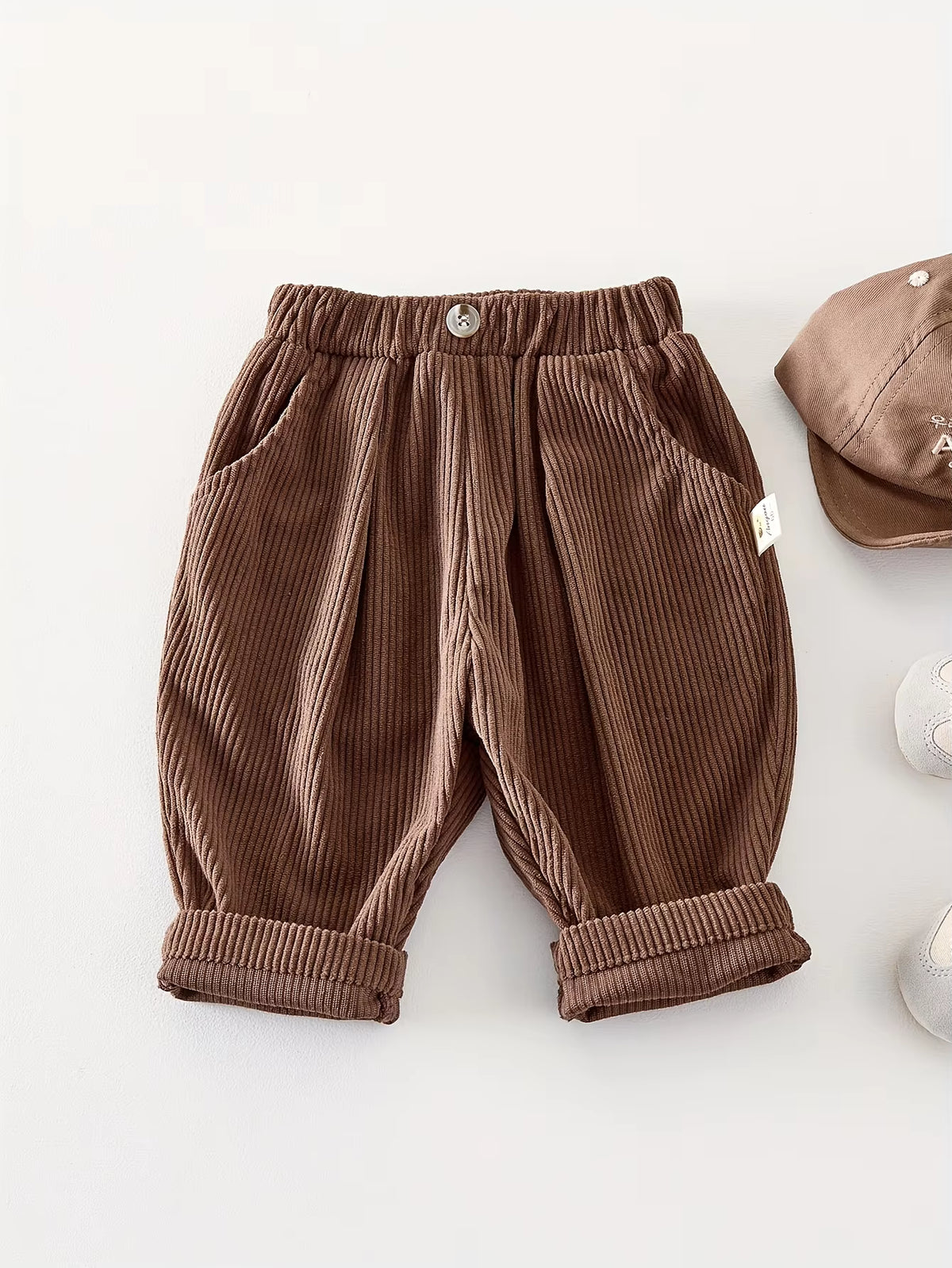 SoHo Kids Corduroy Elastic Waist Harem Pants