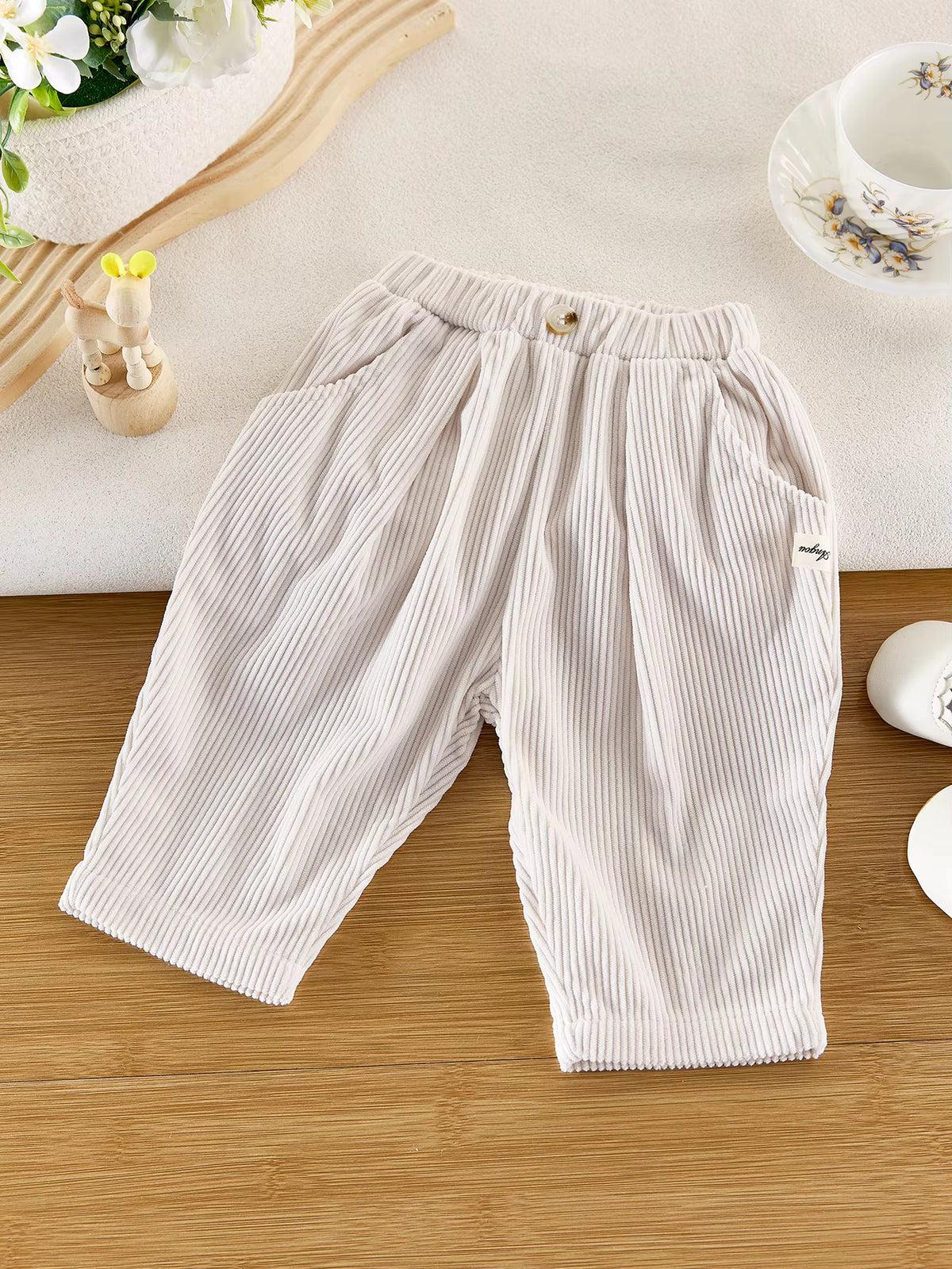 SoHo Kids Corduroy Elastic Waist Harem Pants