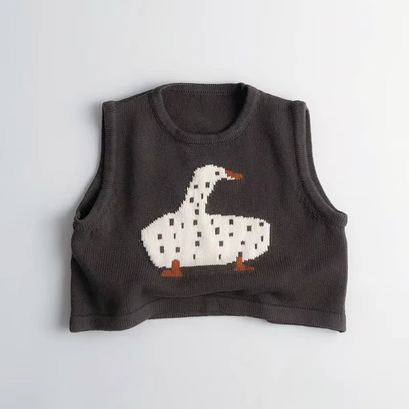 SoHo Kids Crewneck Knit Sweater Vest