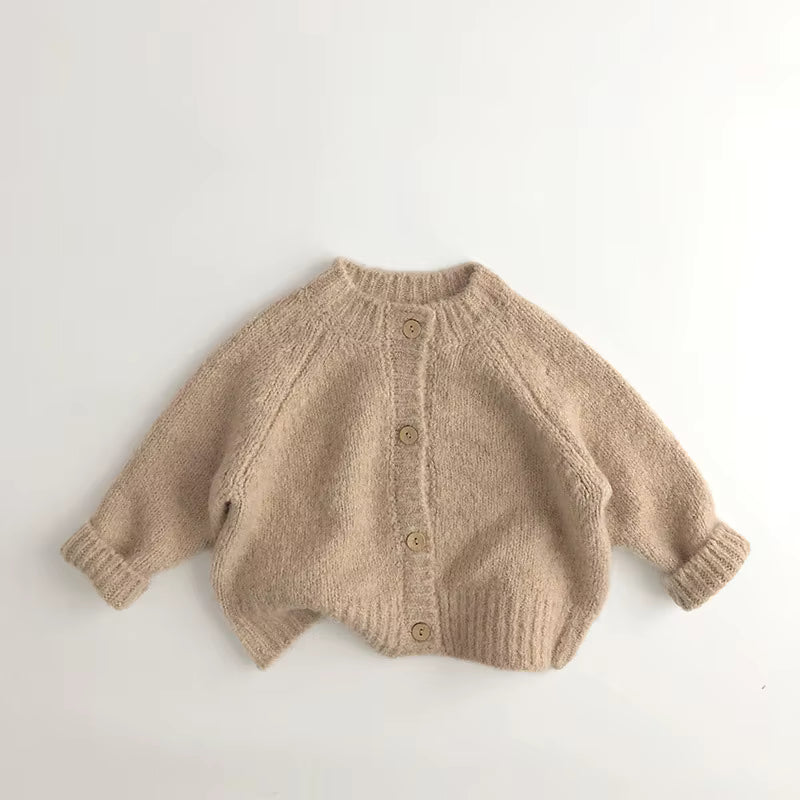 SoHo Kids Button Up Soft Knit Cardigan