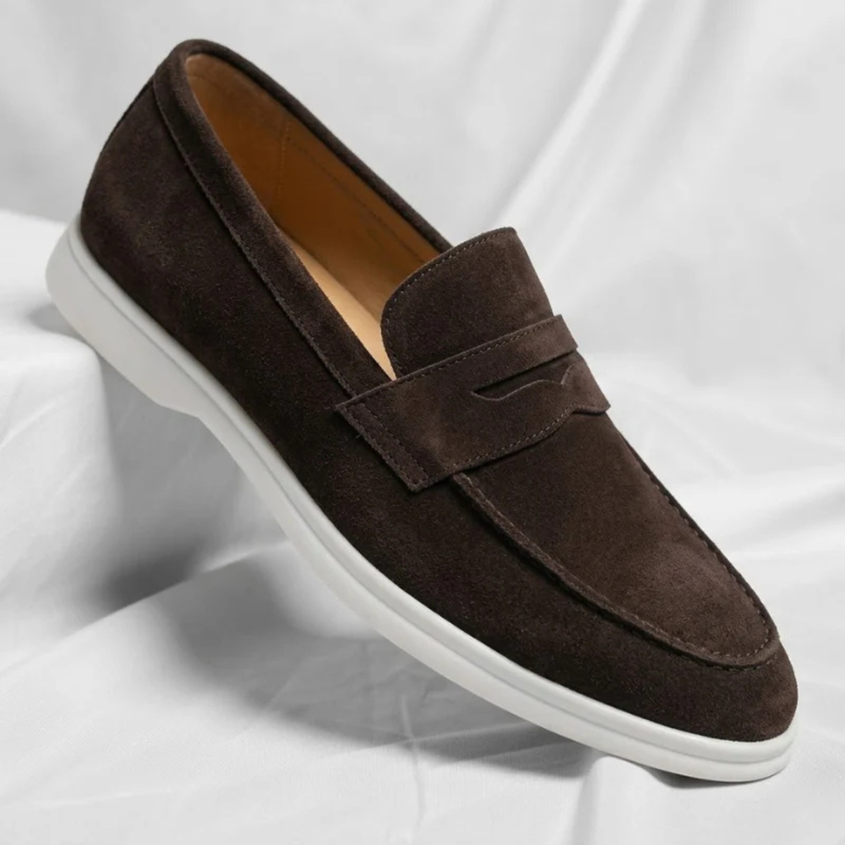 The Frisco Men's Smart Suede Penny Loafers