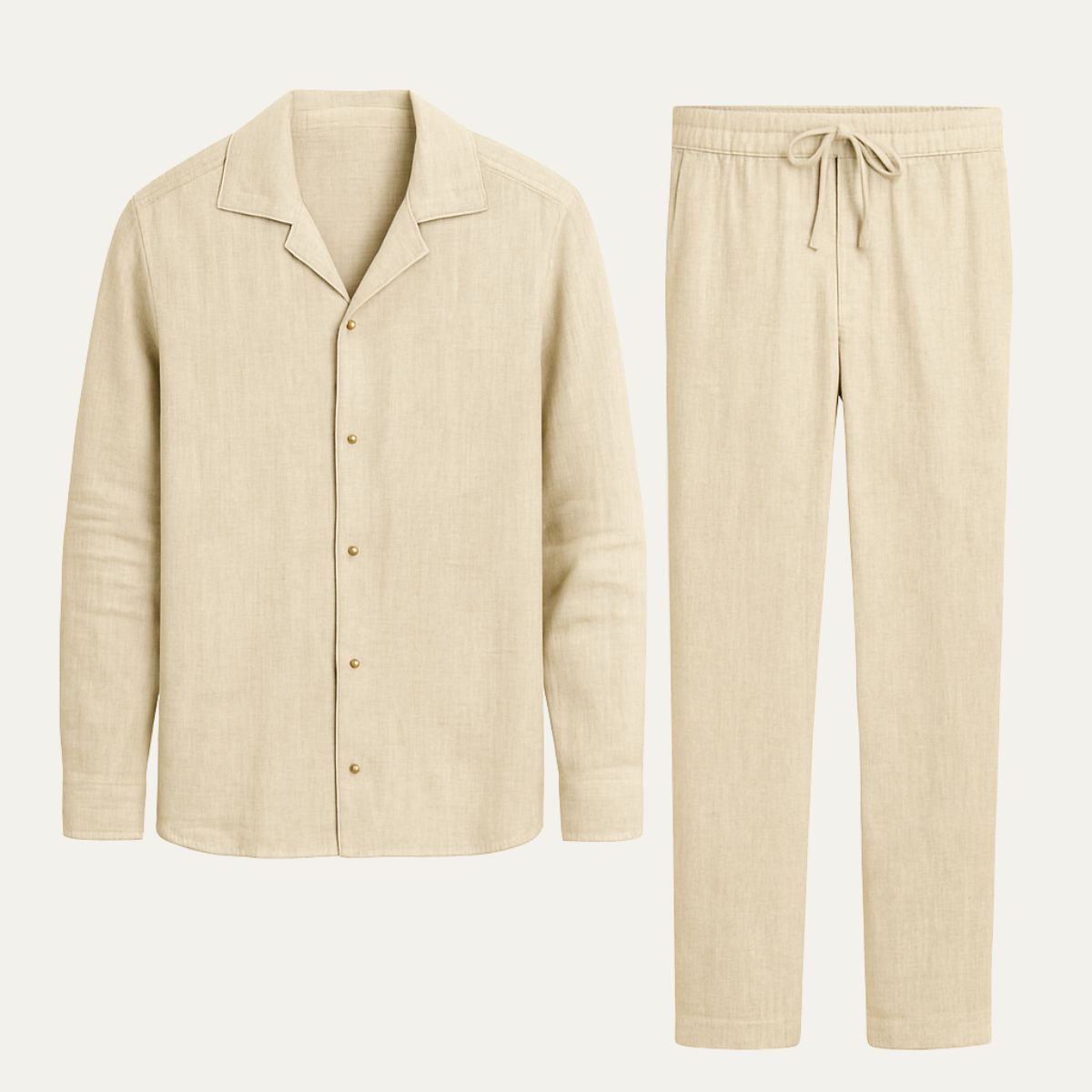 The Lisbon Linen Set – Summer Shirt &amp; Pants for Men