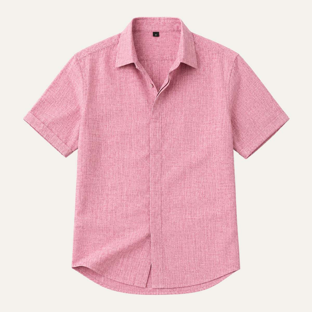 The Radda Men's Soft Fit Short Sleeve Linen Shirt
