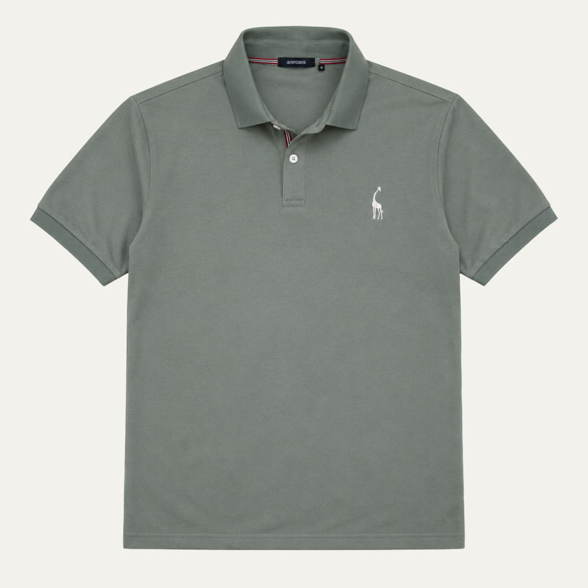 The Pienza Men's Elegant Embroidered Cotton Polo Shirt