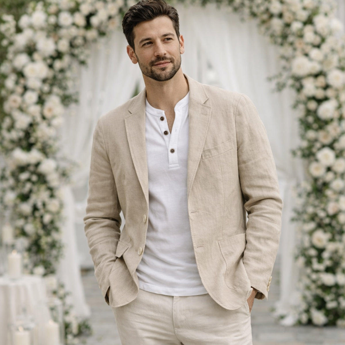 The Riviera Cotton Summer Blazer - Wedding Guest Men - Formal Occasions
