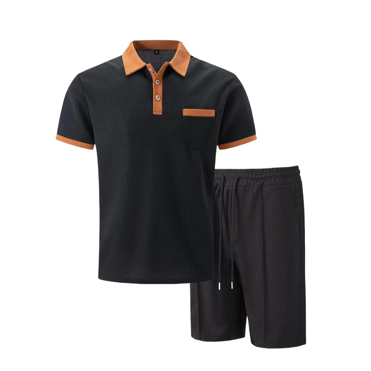The Capri Cotton Set – Vintage Polo & Shorts Co ord for Men