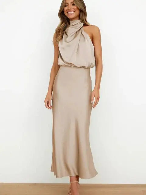 Women's No Sleeve Maxi Dress in Seven Shades