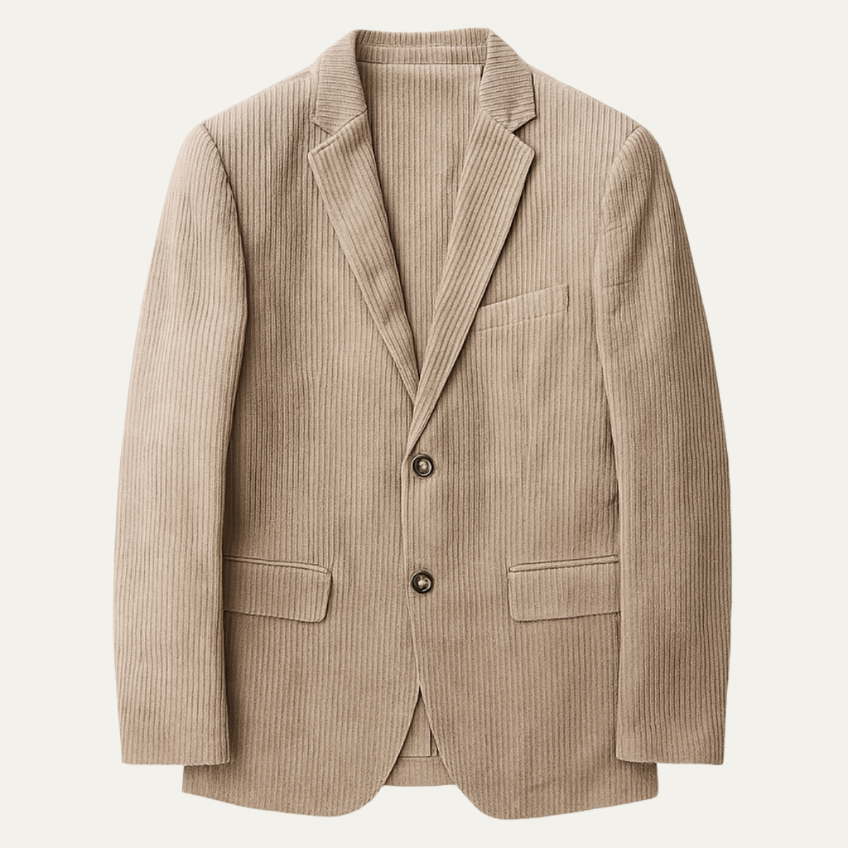 The Ellwood Men’s Casual  Slim Fit Corduroy Blazer Suit Jacket