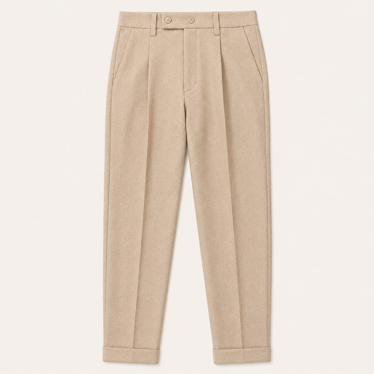 The Gold Coast Men’s High Waisted Pleated Straight Leg Dress Pants