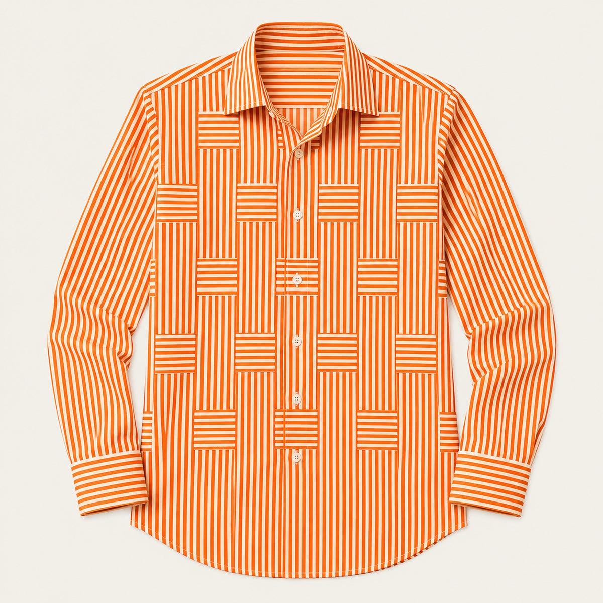 The Foxborough Men’s Casual Striped Wrinkle Resistant Shirt
