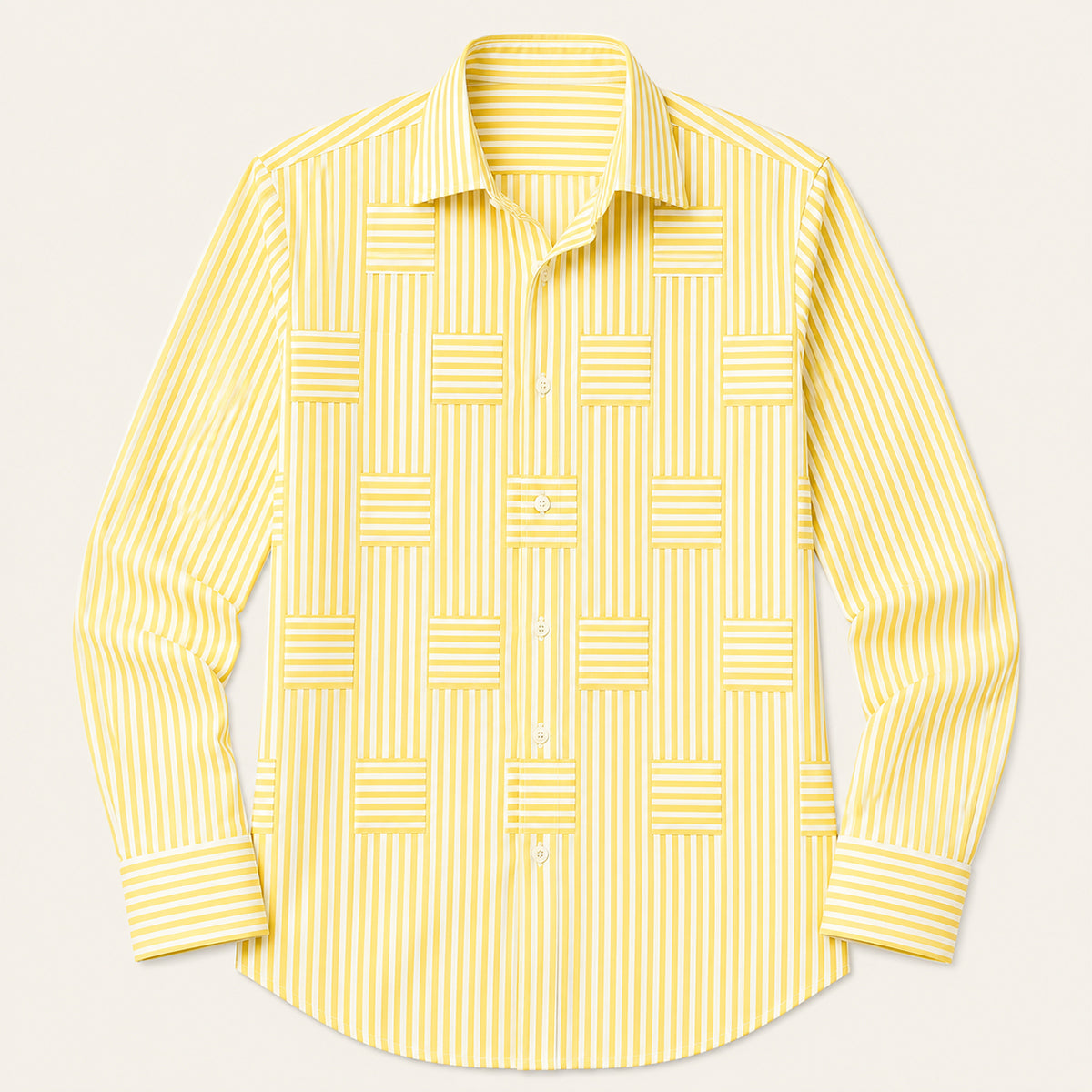 The Foxborough Men’s Casual Striped Wrinkle Resistant Shirt