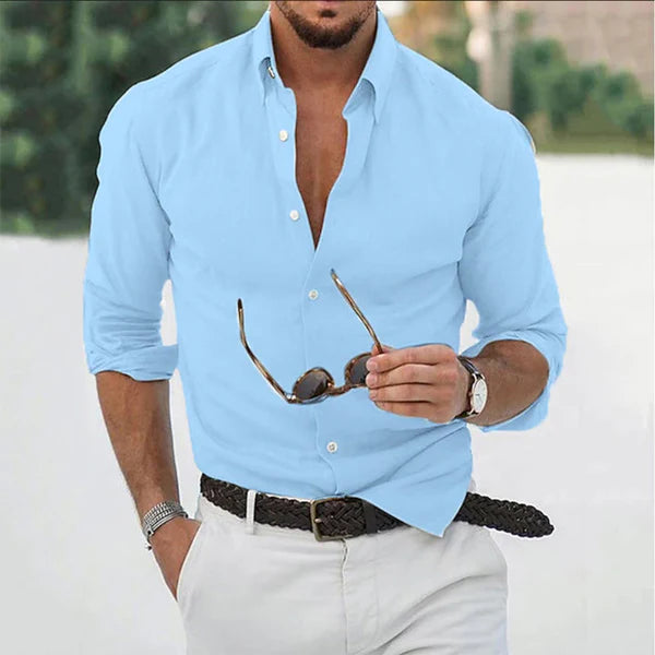 The Gubbio Men's Tailored Smart Casual Button Down Shirt