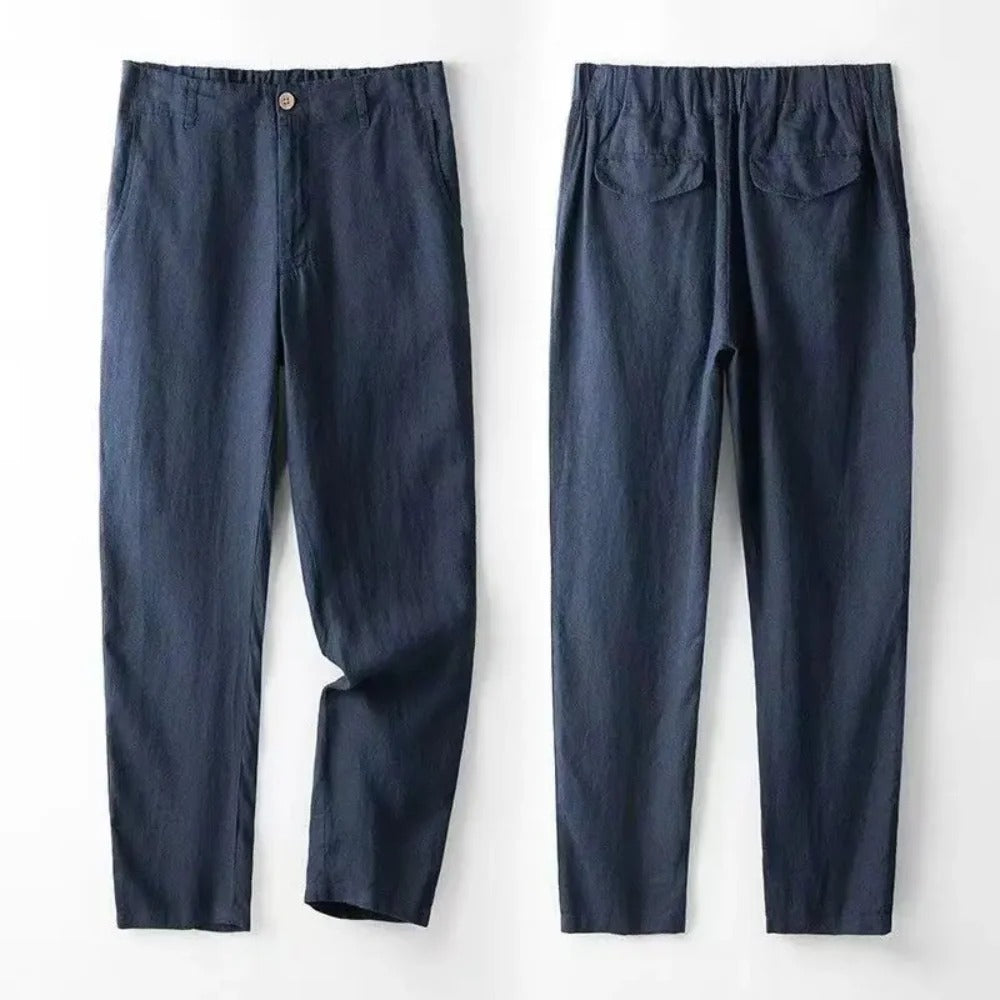 The Naples Men’s Linen Summer Blazer and Pants Set