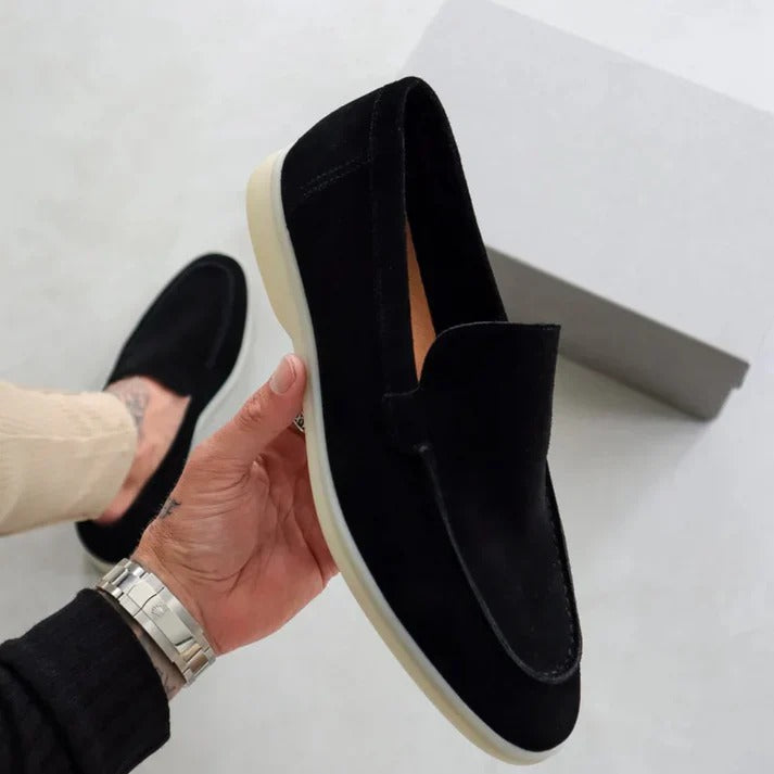The Cannobio Men's Premium Suede Slip On Loafers