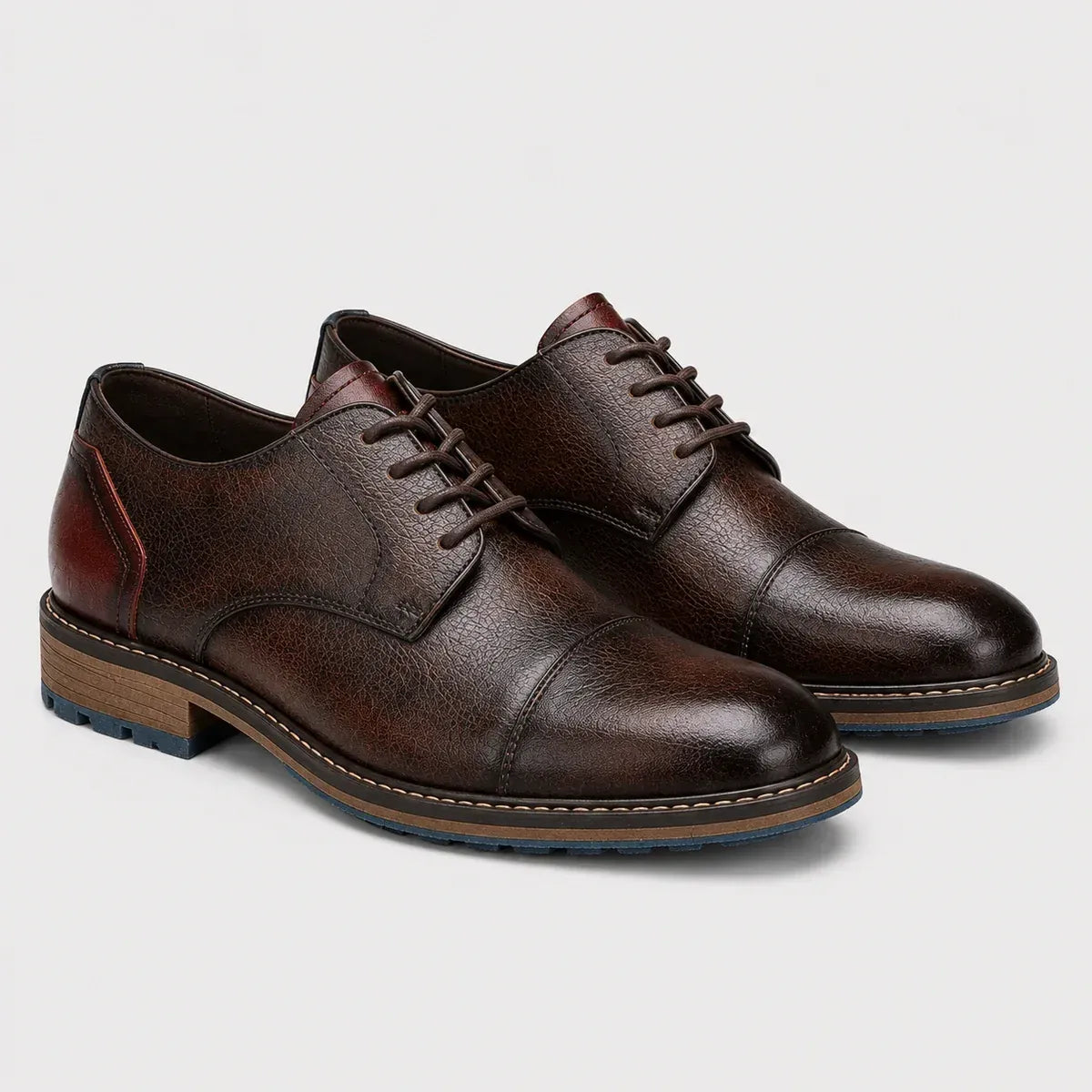 The Calabasas Men’s Cap Toe Lace Up Elegant Shoes