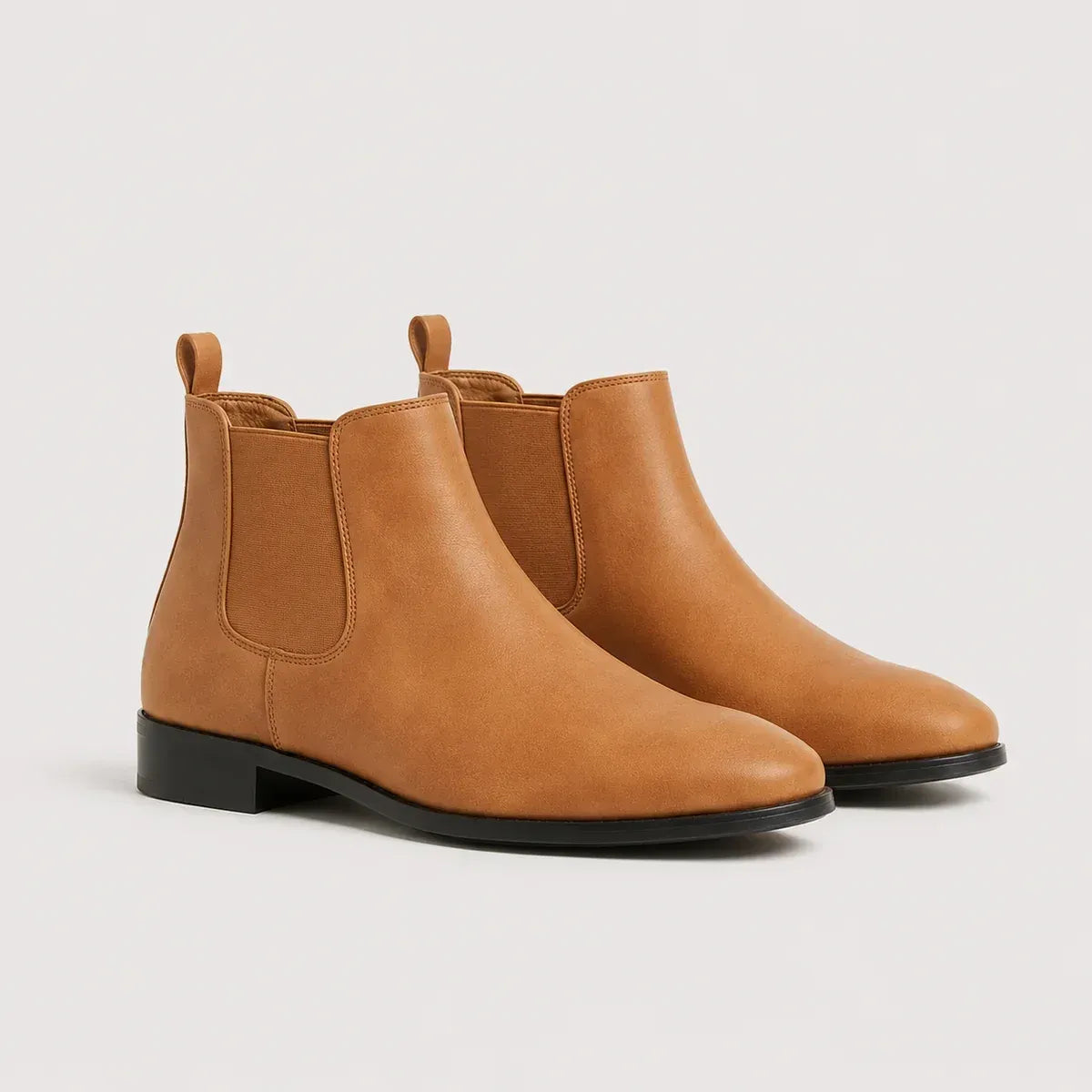 The Monterey Men’s Classic Slip On Ankle Chelsea Boots - Brown