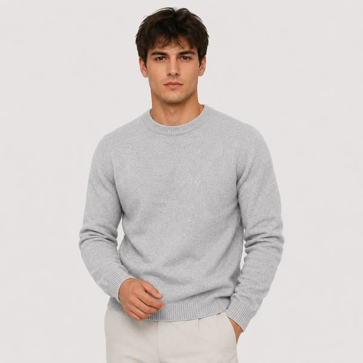 The Malibu Sunset Men’s Classic Trendy Neck Sweater