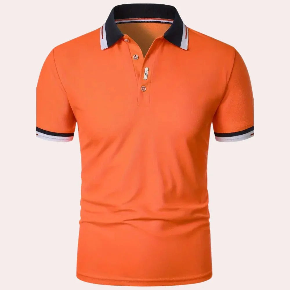 The French Quarter Men's Smart Casual Polo Shirt