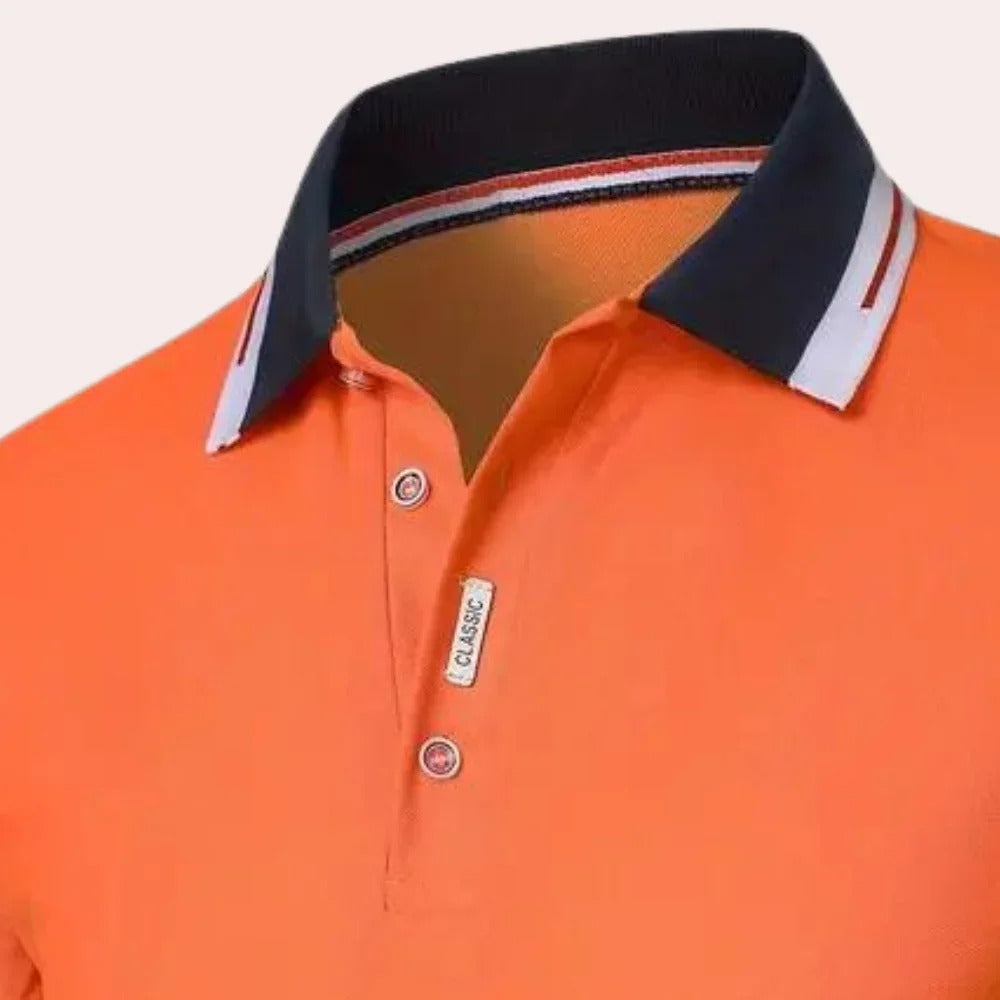 The French Quarter Men's Smart Casual Polo Shirt