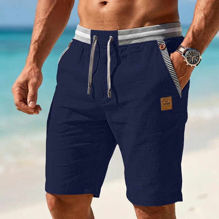 The Sacramento Men's Drawstring Linen Summer Shorts