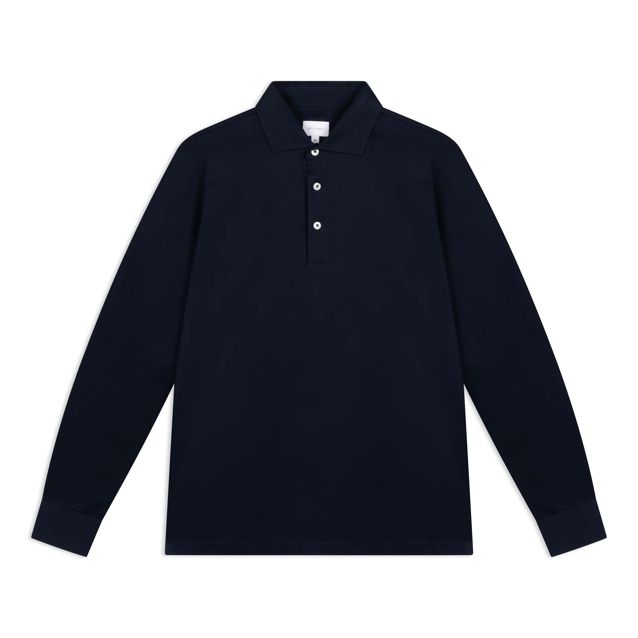 The Rodeo Drive Men's Smart Casual Cotton Polo Shirt - Navy Blue