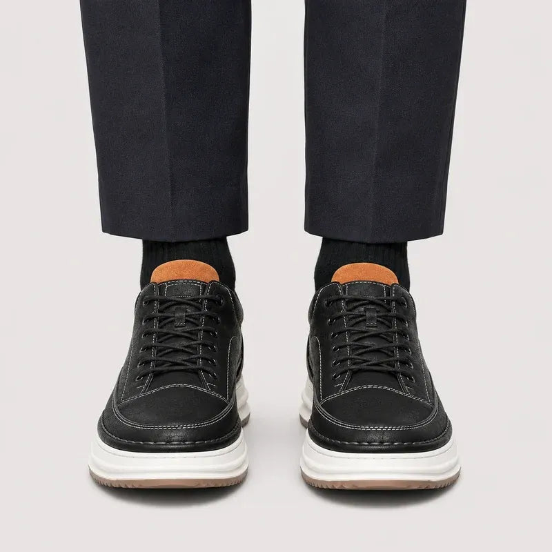 The Palm Springs Men’s Lightweight Comfort Walking Shoes - Black