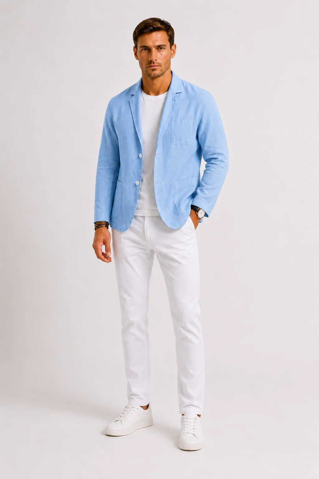 The Cody Men's Lightweight Relaxed Fit Linen Blazer