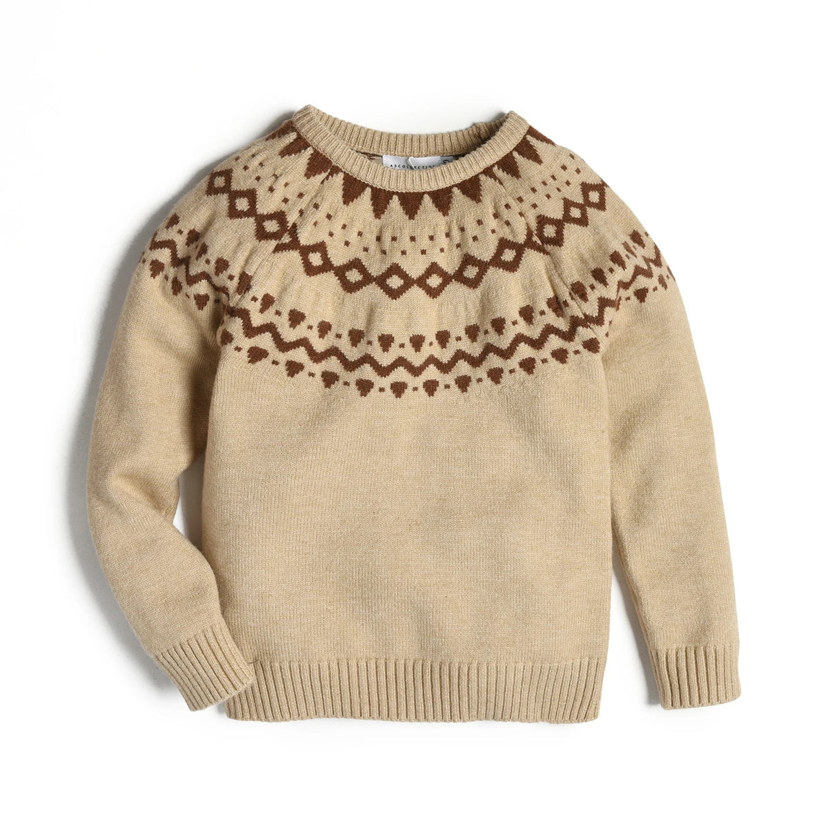 SoHo Kids Nordic Knit Crewneck Sweater