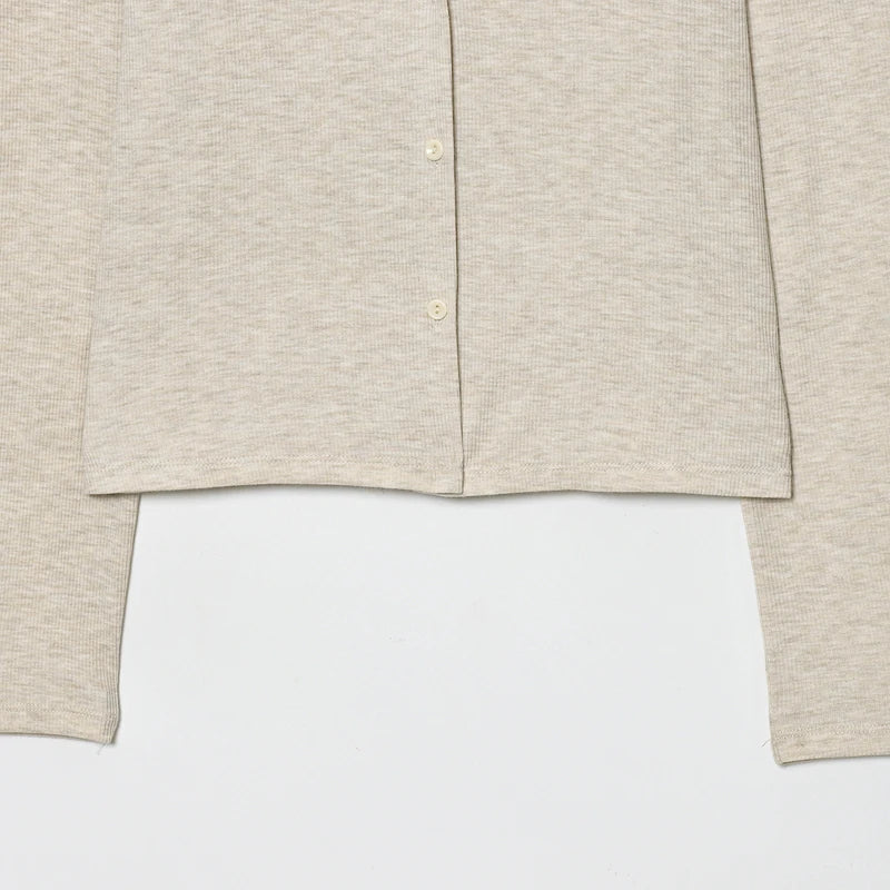 Women's Waist Length Cardigan with Buttons