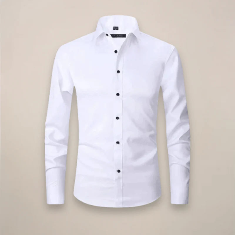 The Tortona Men's Wrinkle Resistant Premium Dress Shirt