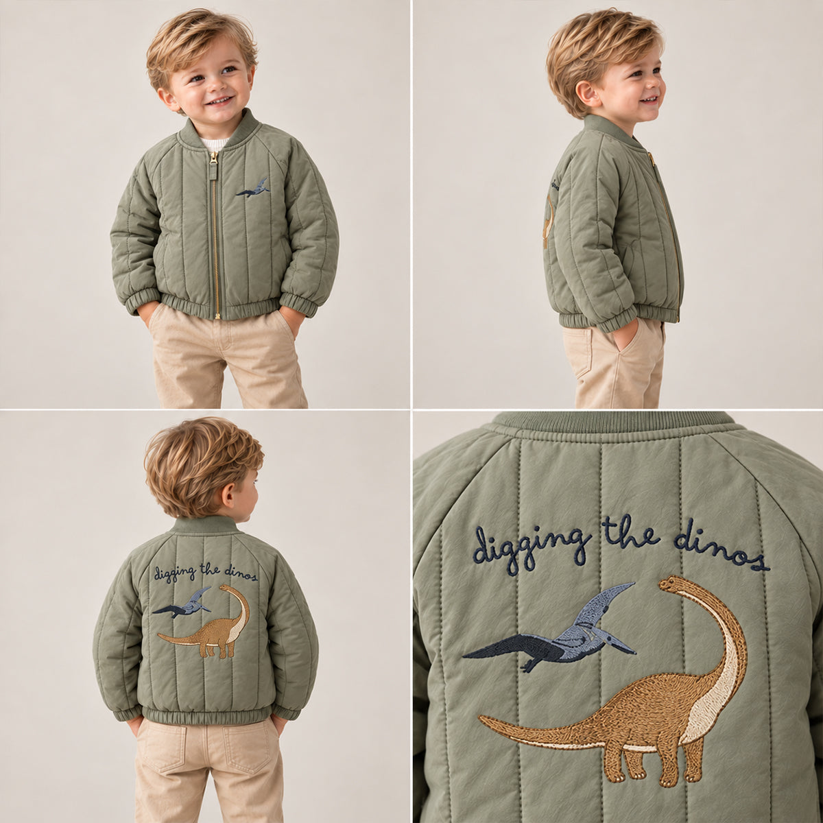 SoHo Kids Lightweight Padded Quilted Jacket