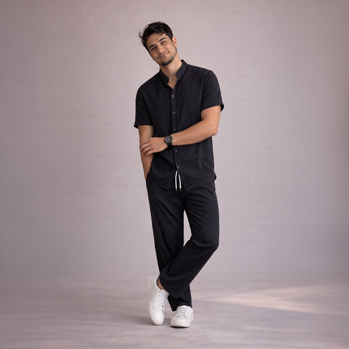 The Glenford Hill Men’s Linen Summer Soft Set – Shirt & Pants