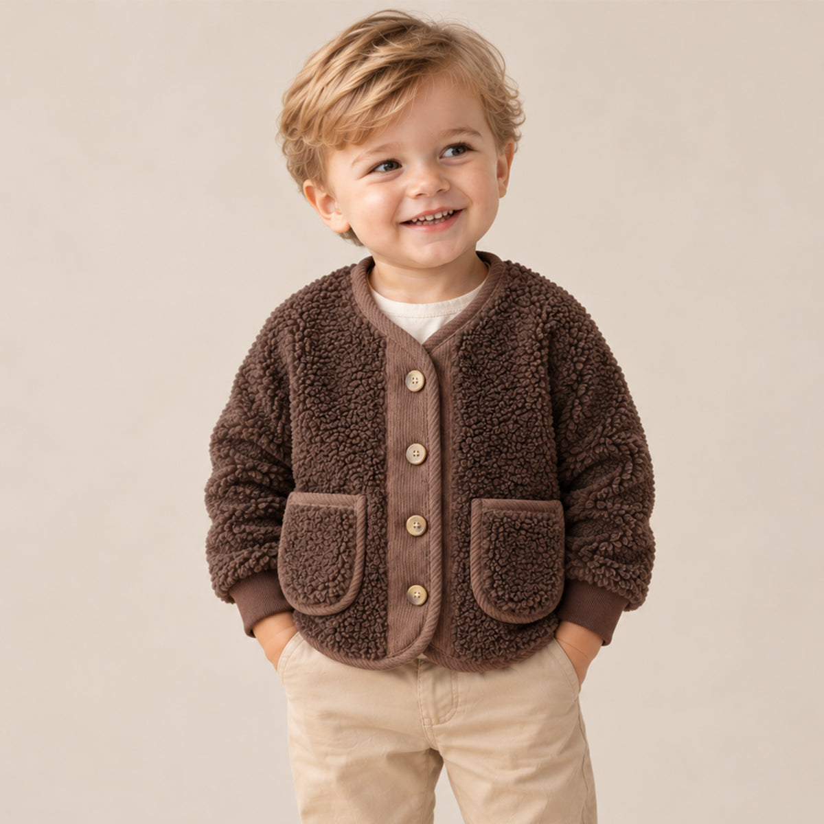SoHo Kids | Unisex Warm Sherpa Fleece Jacket