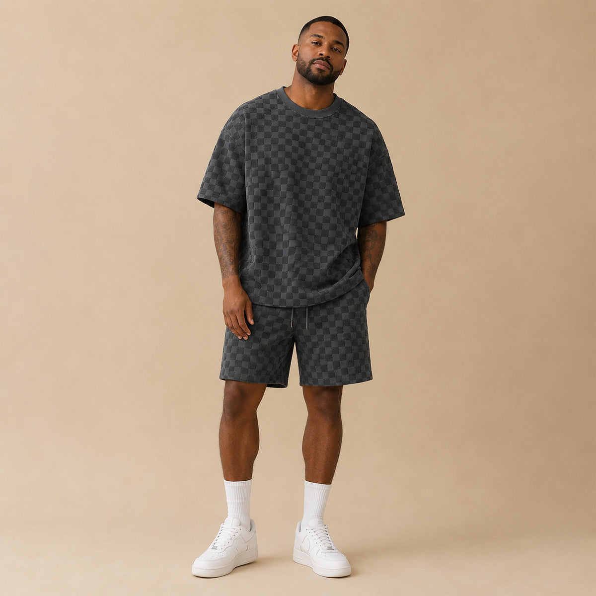 The Franklin Men’s Oversized Summer T Shirt & Shorts Set