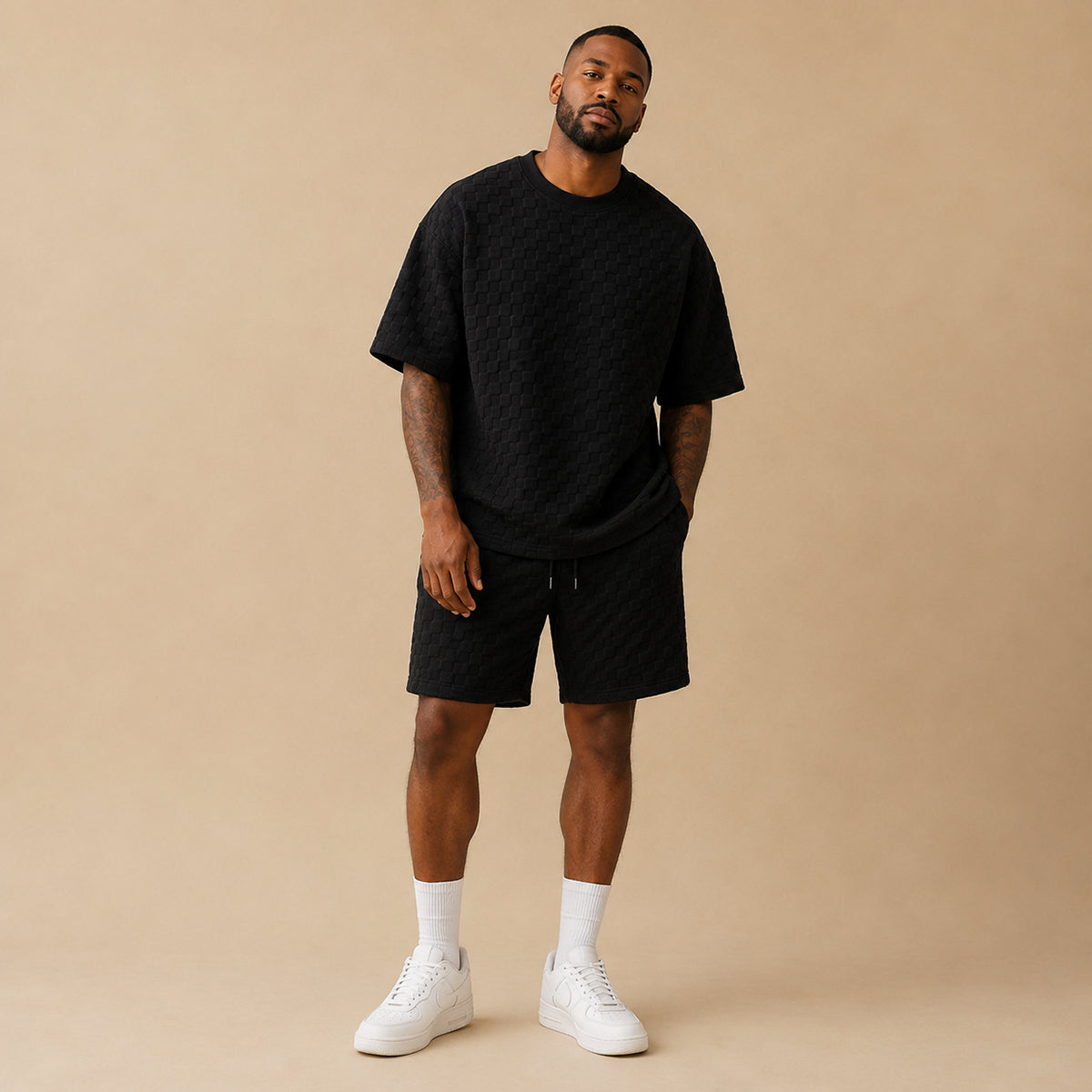 The Franklin Men’s Oversized Summer T Shirt & Shorts Set