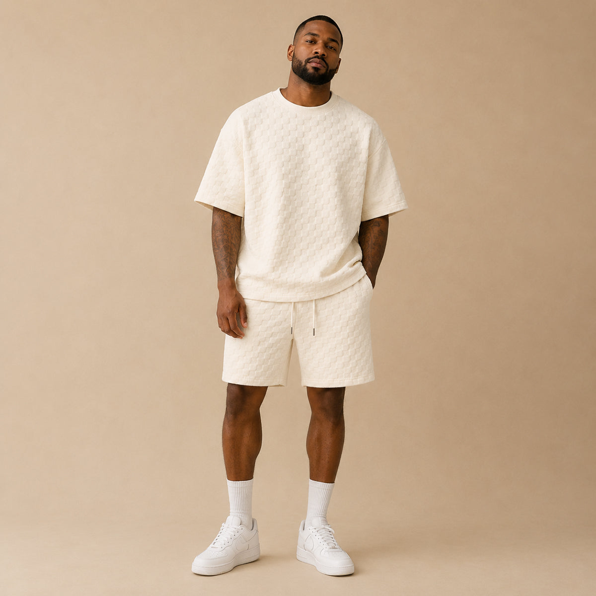 The Franklin Men’s Oversized Summer T Shirt & Shorts Set