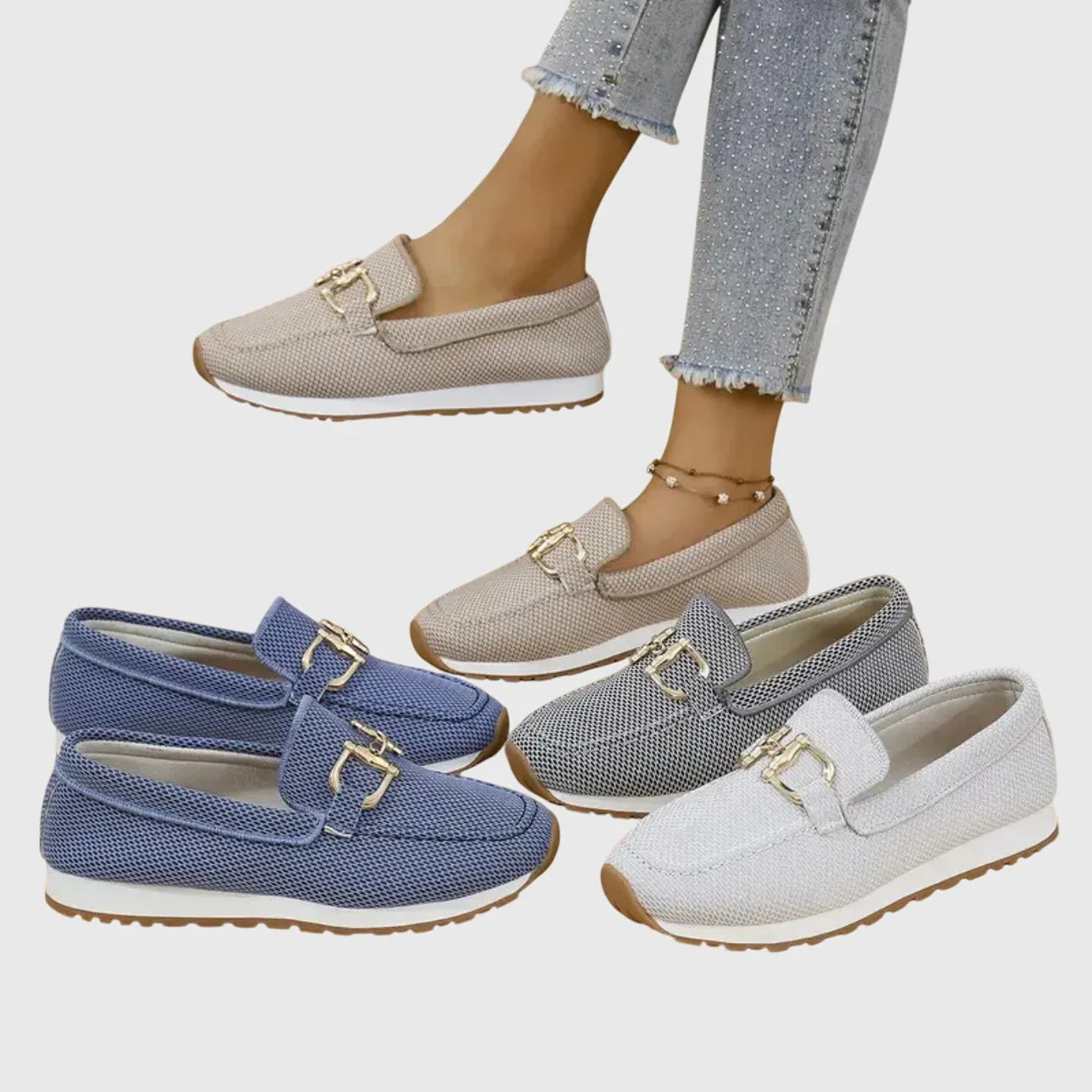 Slip On Mesh Loafer Sneaker with Lug Sole
