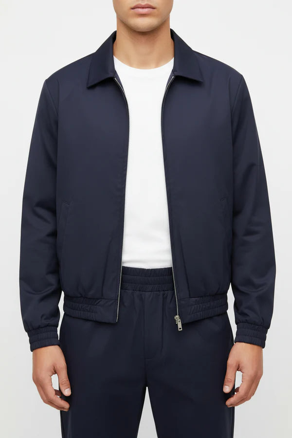 The Reno Men's Premium Tech Tracksuit Set - Navy Blue