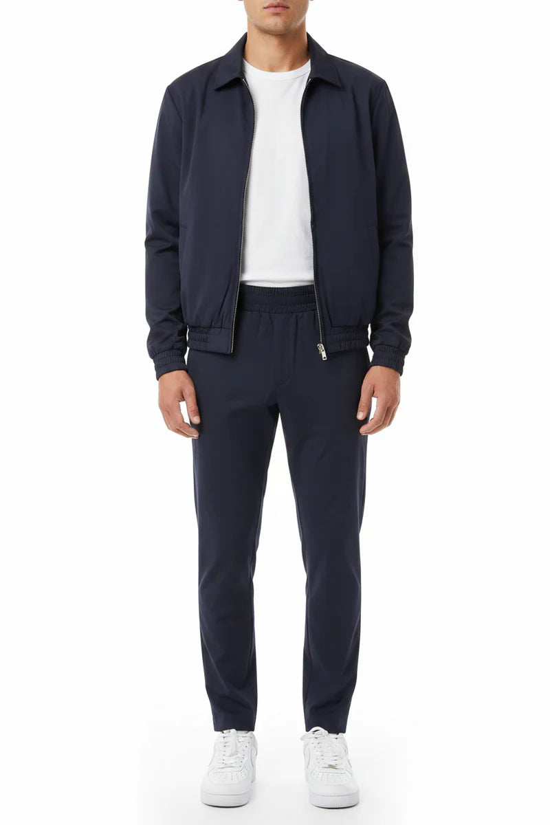 The Reno Men's Premium Tech Tracksuit Set - Navy Blue