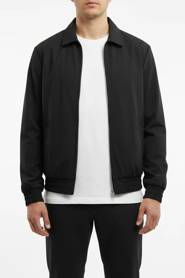 The Reno Men's Premium Tech Tracksuit Set - Black